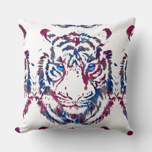 Cojín decorativo de cabeza de tigre - Cara de tigr
