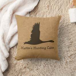 Cojín decorativo de cabina de caza de ganso volado