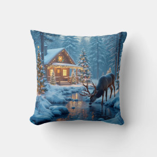 Cojín decorativo de cabina de navidades