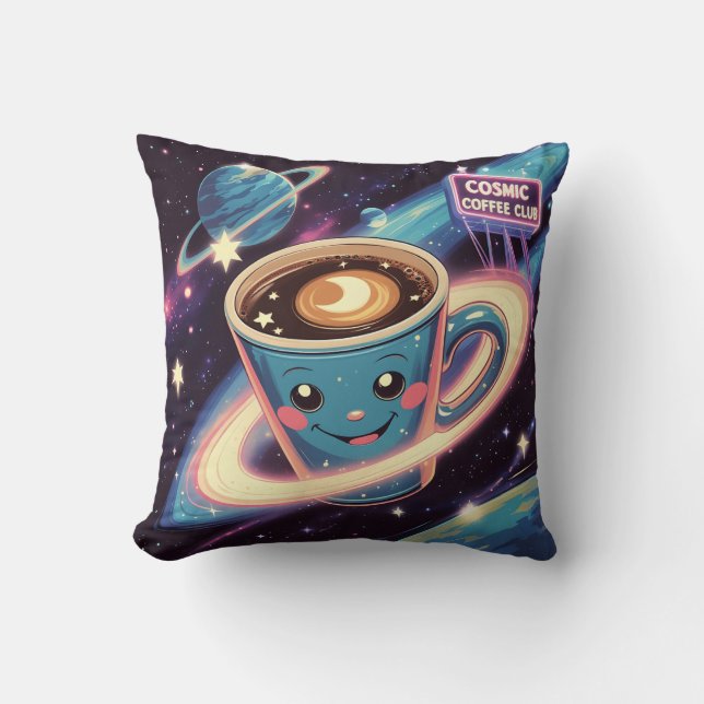 Cojín decorativo de café (Anverso)