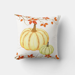 Cojín decorativo de calabaza de cosecha de otoño