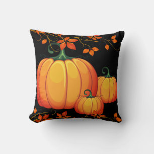 Cojín decorativo de calabaza de cosecha de otoño