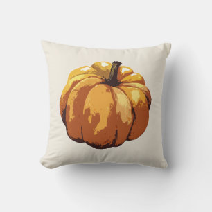 Cojín decorativo de calabaza de Halloween de otoño