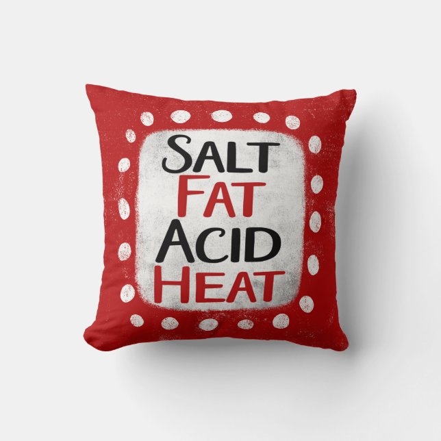 Cojín decorativo de calor de grasas de sal (Anverso)