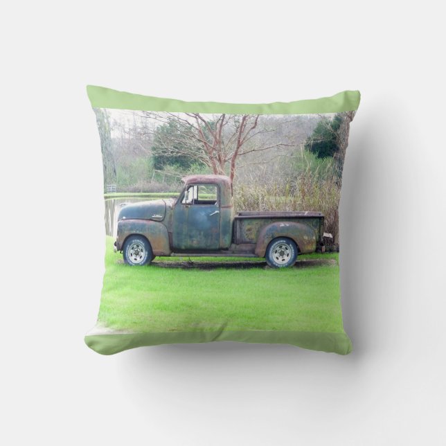 Cojín decorativo de camiones rusos (Anverso)