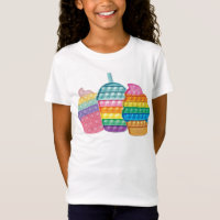 Cojín decorativo de camisetas de Pop It Bubble Fid