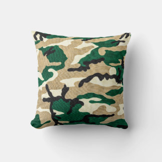 Cojín decorativo de camuflaje militar Camo Pillow