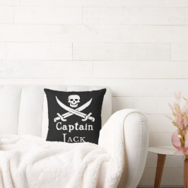Cojín decorativo de Capitán Pirata Personalizado