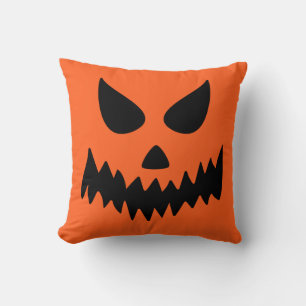 Cojín decorativo de cara de calabaza Jack O Lanter