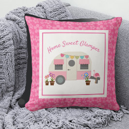 Cojín decorativo de caravana de glamur dulce para 