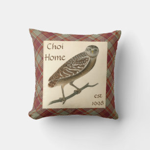 Cojín decorativo de chuleta roja personalizada