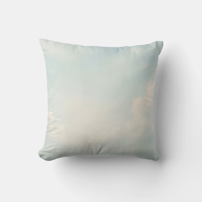 Cojín decorativo de cielo suave (Anverso)