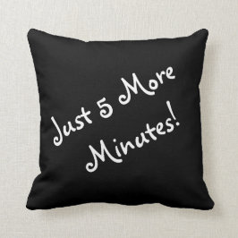 Cojín decorativo de cinco minutos más