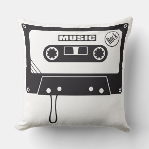 Cojín decorativo De Cinta Retro Cassette - Un Bea 