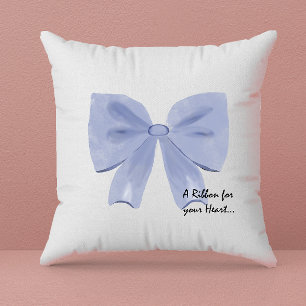 Cojín decorativo de color de agua de cinta