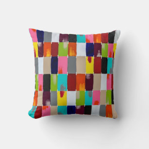 Cojín decorativo de color Quilt moderno 16 x 16