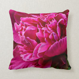 Cojín decorativo de color rosa oscuro 16" de la