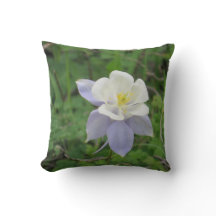 Cojín decorativo de Columbine azul