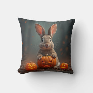 Cojín decorativo de Conejo de Halloween