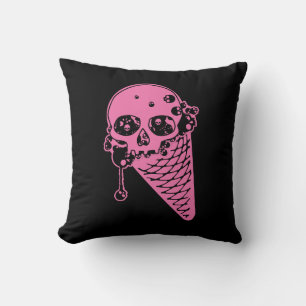 Cojín decorativo De Cono De Crema De Hielo Rosa Ma
