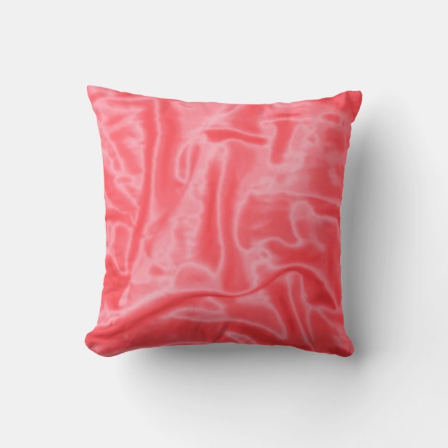 Cojín decorativo de Coral Satin-Square (Anverso)