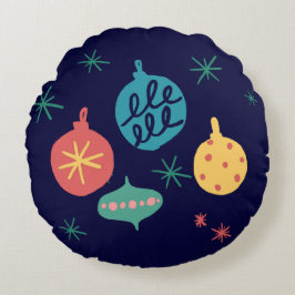 Cojín decorativo de cosecha de navidades de color