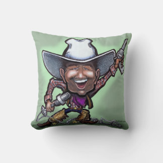 Cojín decorativo de Cowboy cantando