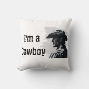 Cojín decorativo de Cowboy Occidental   Regalos pa