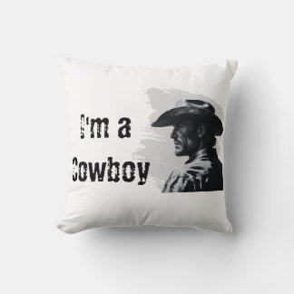 Cojín decorativo de Cowboy Occidental | Regalos pa