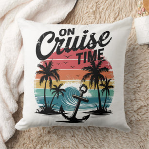 Cojín Decorativo De crucero en palmera de coco vacaciones de verano