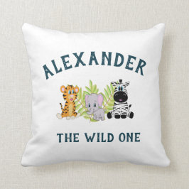 Cojín decorativo de cumpleaños 1 niño pequeño