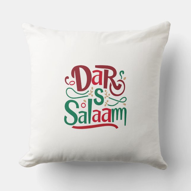 Cojín decorativo de Dar es Salaam (Anverso)