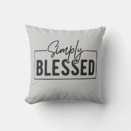 Cojín decorativo de decoración basada en la fe pur