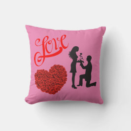 Cojín decorativo de decoración residencial rosa de