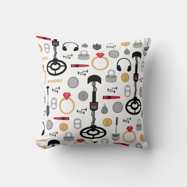 Cojín decorativo de detección metalizado (Anverso)