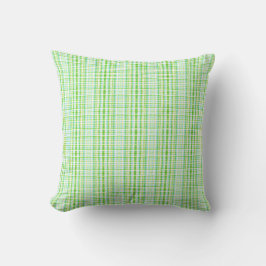 Cojín decorativo De Diseñador En Blues Y Verdes