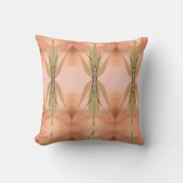Cojín decorativo De Diseño Con Coral Y Rosa