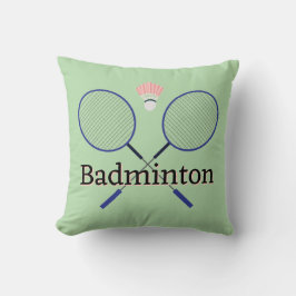 Cojín decorativo de diseño de Badminton