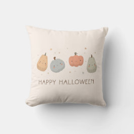 Cojín decorativo de diseño de calabaza de piel fel