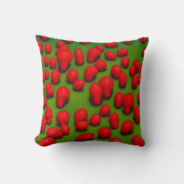 Cojín decorativo de diseño de fresas