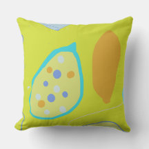 Cojín decorativo de diseño de impresión espontánea