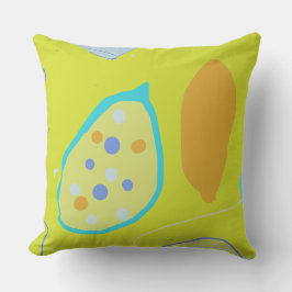 Cojín decorativo de diseño de impresión espontánea