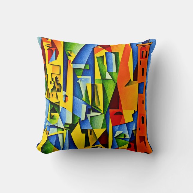 Cojín decorativo de diseño de la torre toscana (Anverso)