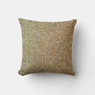 Cojín decorativo de diseño de lujo Faux Gold
