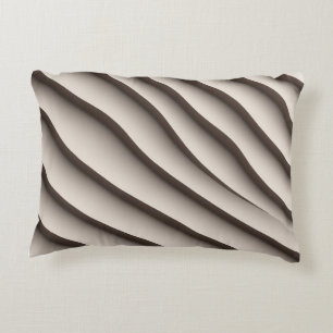 Cojín decorativo de diseño de patrón 3D brillante