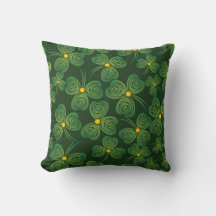 Cojín decorativo de diseño de Shamrock