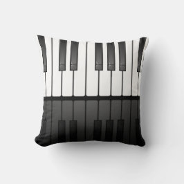 Cojín decorativo de diseño de teclado de piano