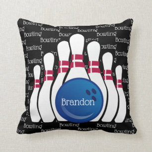 Cojín decorativo de diseño de texto con balanceo