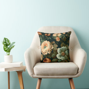 Cojín decorativo DE DISEÑO DE VINTAJE FLORAL