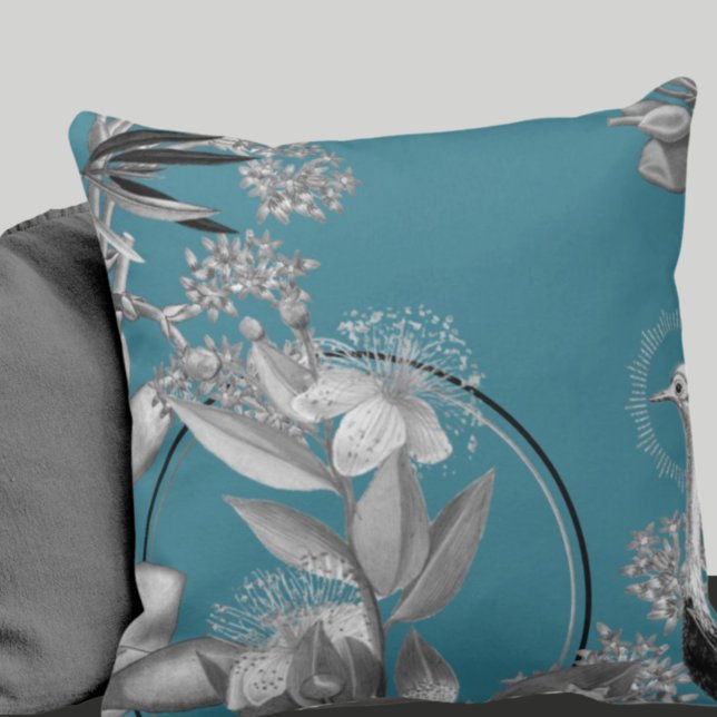 Cojín decorativo de diseño floral artístico turque (Subido por el creador)